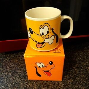 Disney "Pluto" Mug Mickey & Pals by Applause w/Box 1990's